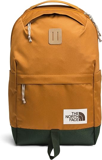 north face backpack leather