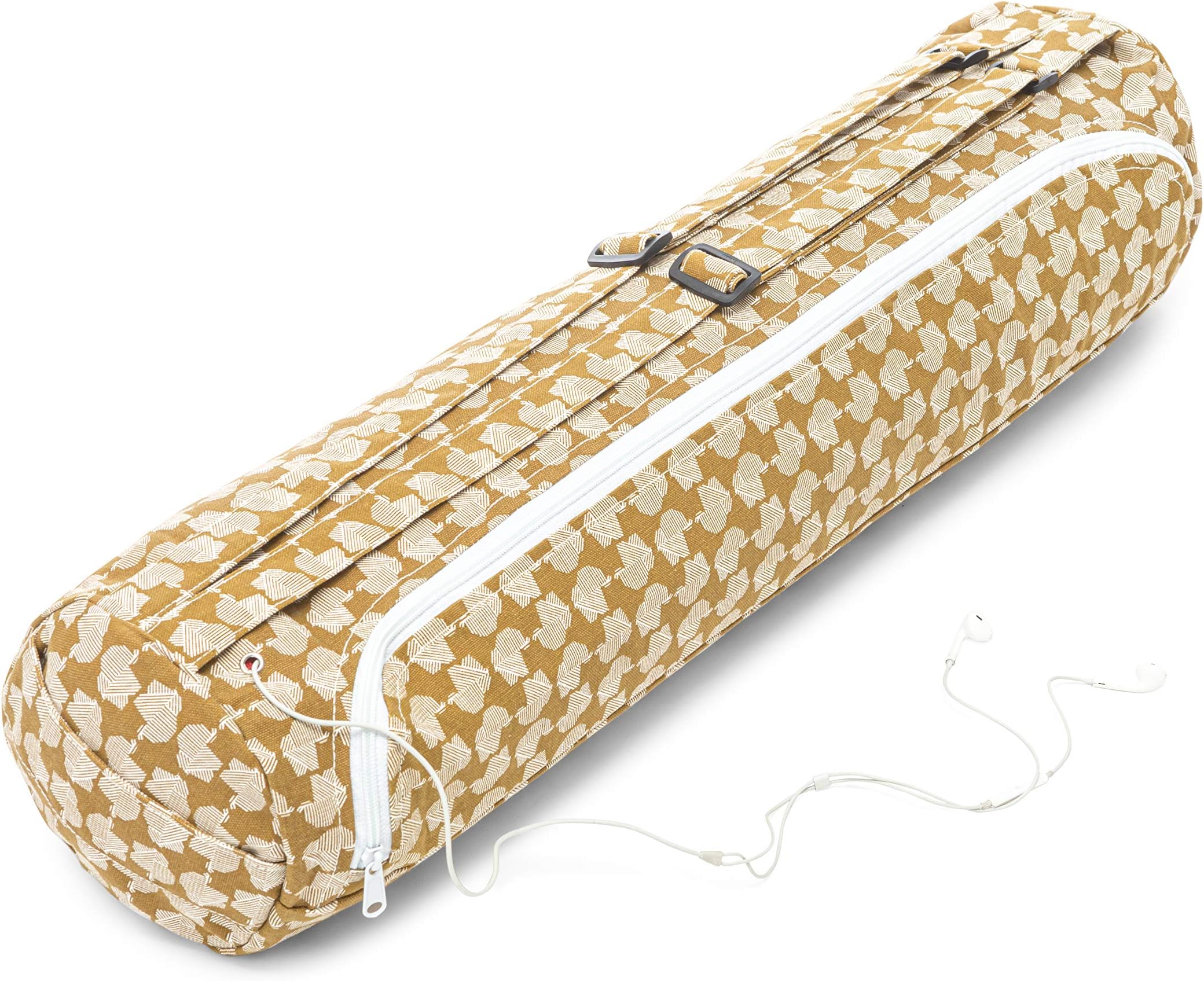 Elephant Yoga Mat Bag - Fair & Ecological - Yoga Bag - 100% Organic Cotton - Yoga Bag for Yoga Mat - Yoga Mat Carrier Bag - Yoga Equipment Bag - GOTS Certified – Designed in Barcelona
