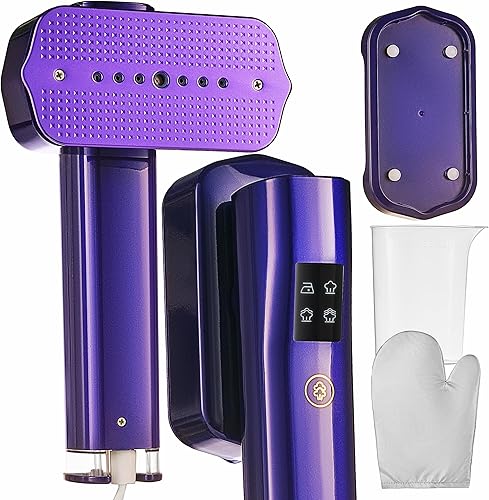 Mini plancha de vapor y vaporizador de ropa de viaje, removedor de arrugas portátil de 1200 W, vaporizador de ropa de mano, calentamiento rápido de