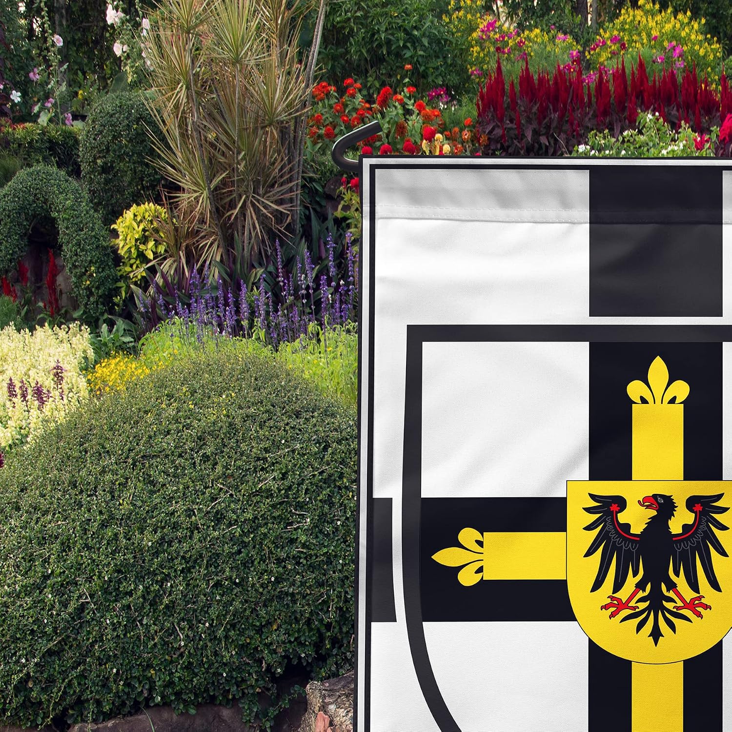 Teutonic Order Grand Master 12x19 Inches Garden Flag - Symbol Of Pride and Heritage, Double-Sided Garden Flag, Antifading Color Durable Material, Medieval Heritage Decor, Perfect for Independence Day