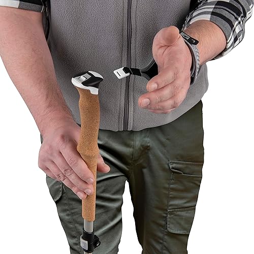 Miniatura 2 de Terrain Alpha Vertex - Bastones de senderismo de carbono, bastones para caminar y senderismo, sombra nocturna