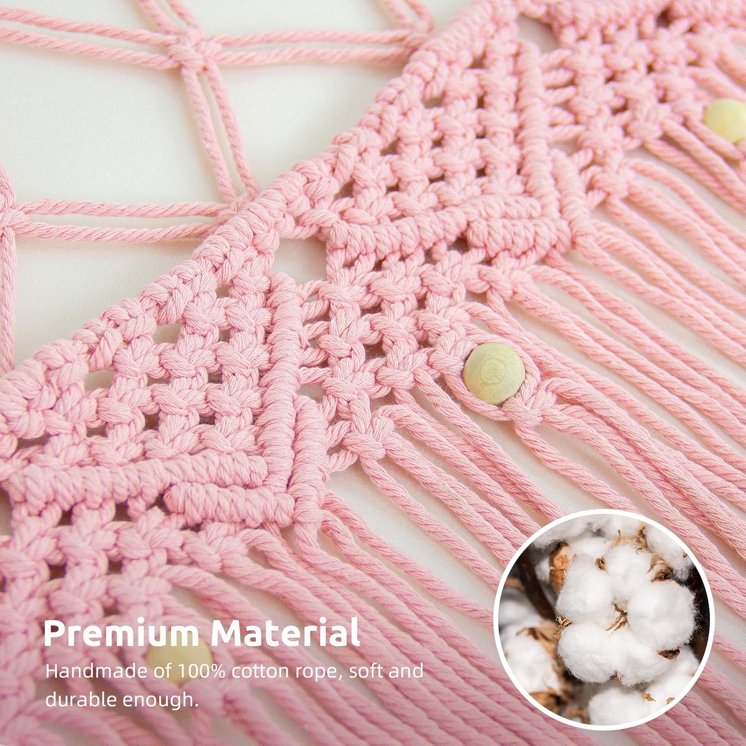 Large Stuffed Animal Hammock, Stuffed Animal Storage Toy Hammock Net for Stuffed Animals Corner, Plushie Net Hammock Toy Organizer for Boho Playroom Baby Nursery Decor