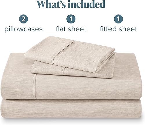 Miniatura 301 de Bare Home Juego de sábanas de tamaño individual XL, tamaño de dormitorio universitario, sábanas de microfibra ultrasuave de 1800 hilos, bolsillos 22