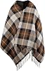 Women's Scarf Winter Warm Neckerchief Tartan Knitted Scarf for Autumn Winter 200 x 75 cm Brown, brown, One Size