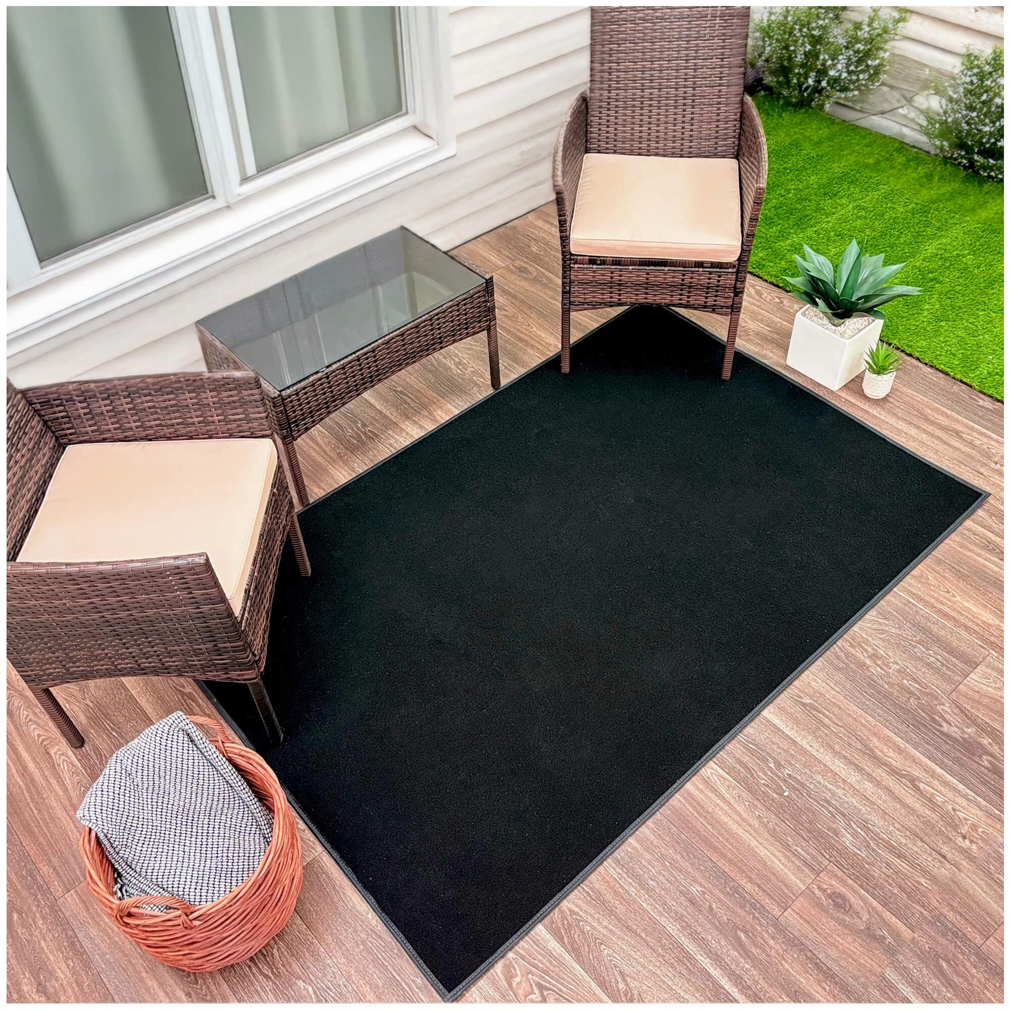 Amazon.com: KOECKRITZ 12'x14' Indoor Outdoor Area Rug – Solid