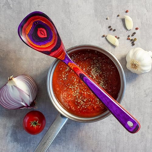 Miniatura 4 de Totally Bamboo Baltique Waikiki Collection - Cuchara de cocina de madera de 12-12", segura para antiadherente