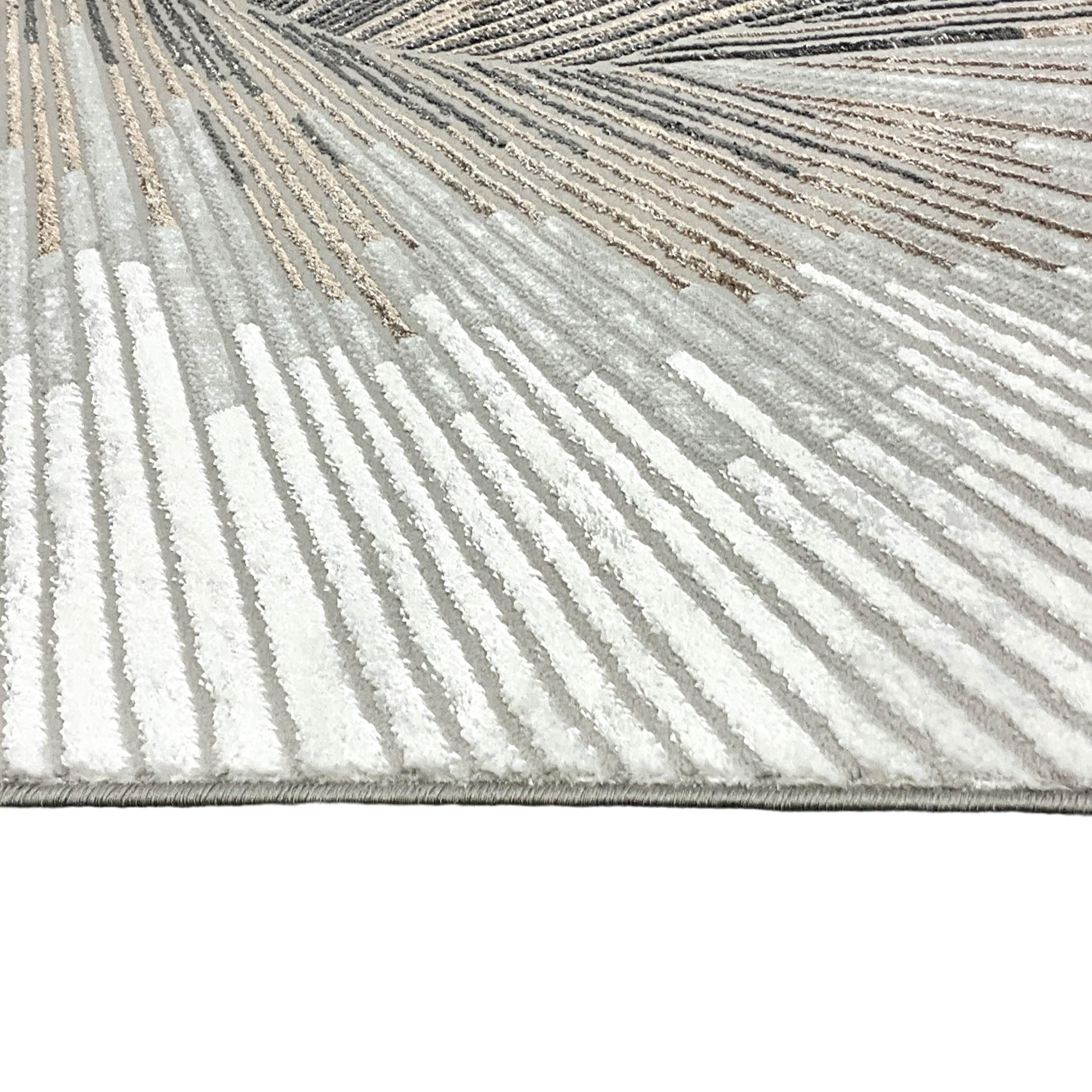 Tapis Imprimé Jacquard Phoenix Naturel & Crème 200 x 290 cm