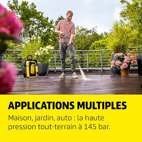 Kärcher K 5 Comfort Premium Pressure Washer, Pressure: 145 Bar, Flow Rate: 500 l/h, Surface: 40 m²/h, Extra Flexible High Pressure Hose, Hose Reel, Multi Jet 4-in-1 - 2