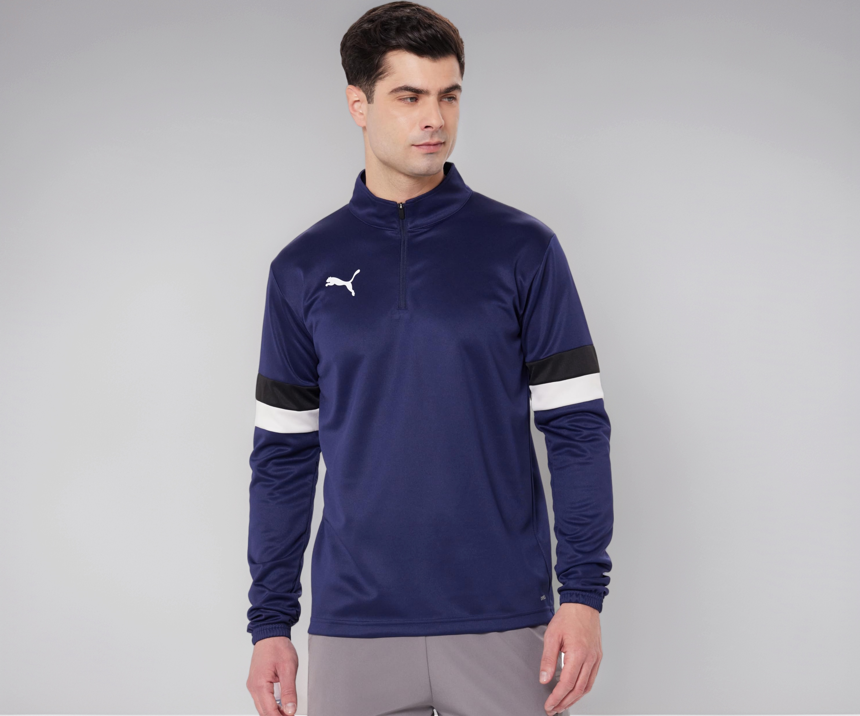 PUMA | teamRISE Men's Football Quarter-Zip Top : Amazon.in