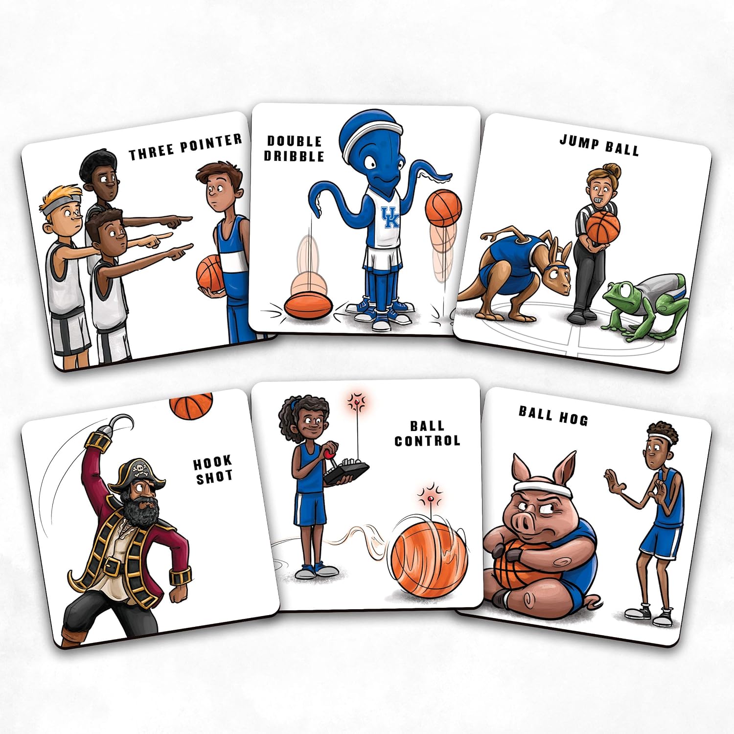 YouTheFan NCAA Officially-Licensed Memory Match Game - Humorous, Team-Specific, Original Hand-Drawn Artwork, Fun for the Whole Family, for Fans Young and Old