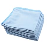 8Pcs Microfiber Towel Cleaning Cloth Mop 12x12 inch for Glass Windows Mirrors Home Kitchen Car