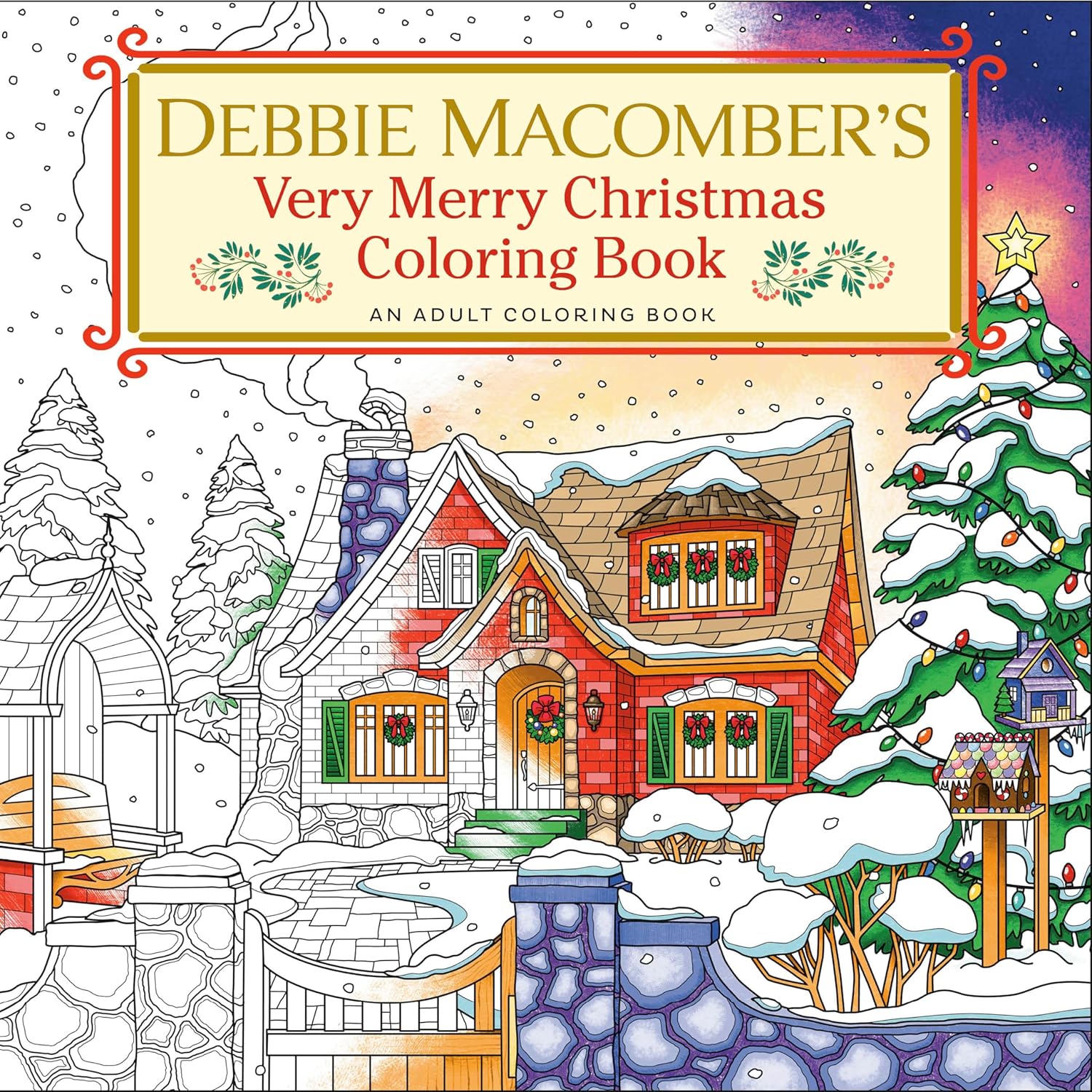 Amazon.com: Debbie Macomber's Very Merry Christmas Coloring Book: An Adult Coloring Book ...