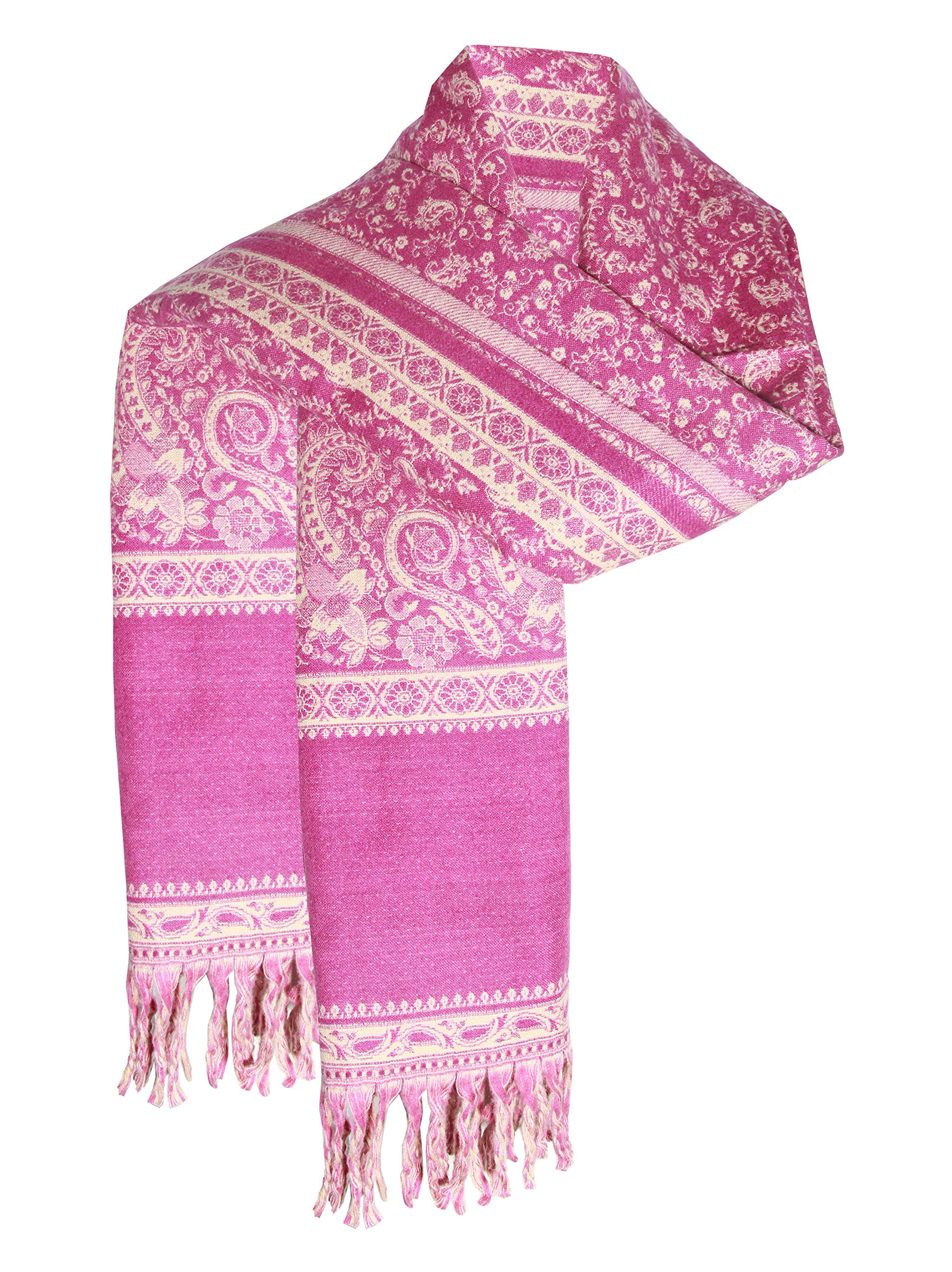 Baby Pink Winterschal Schal aus reiner Yak-Wolle, Dekoration, Decke, Unisex, übergroß, wendbar, luxuriös