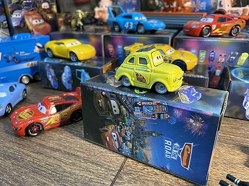 Miniatura 42 de Coches de juguete de carreras de fundición a presión, material de aleación de seguridad para niños, caja de color de belleza para cumpleaños de tu