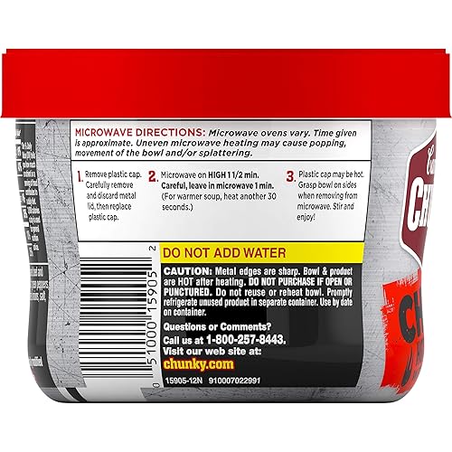 Miniatura 7 de Campbell's Cuenco grueso de chile picante con frijoles para microondas, 15.25 onzas
