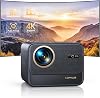 Projector【Official Netflix & Dolby Audio & Dust Proof】36000 Lumen Auto Focus & Keystone Smart Projectors, WiFi6 Bluetooth 1080P Portable Projector 4K Support 60Hz Zoom for Home, Outdoor, HDMI ARC