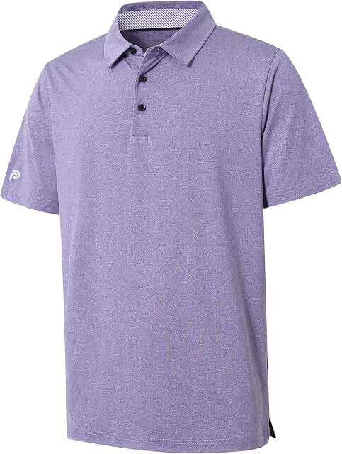 PWOMAG Striped Golf Polo