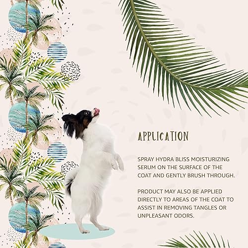 Miniatura 5 de Hydra Senses Bliss - Suero hidratante para mascotas, spray hidratante para gatos y perros, espray desenredante para mascotas para un pelaje suave y