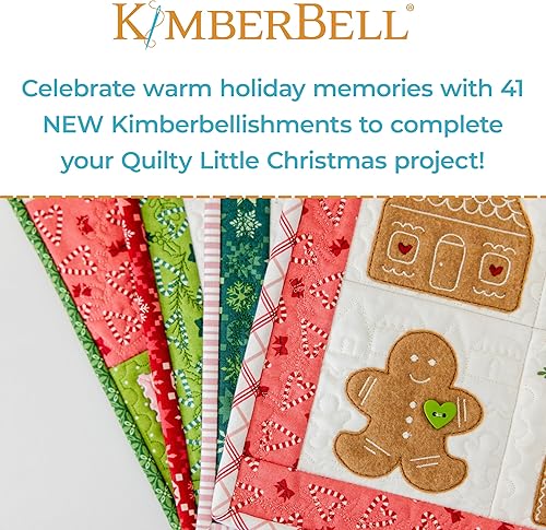 Miniatura 2 de Kimberbell Kit de adornos Spring Showers (40 piezas) incluye adornos de fieltro de lana, botones, apliques de purpurina, corcho, vinilo, fieltro