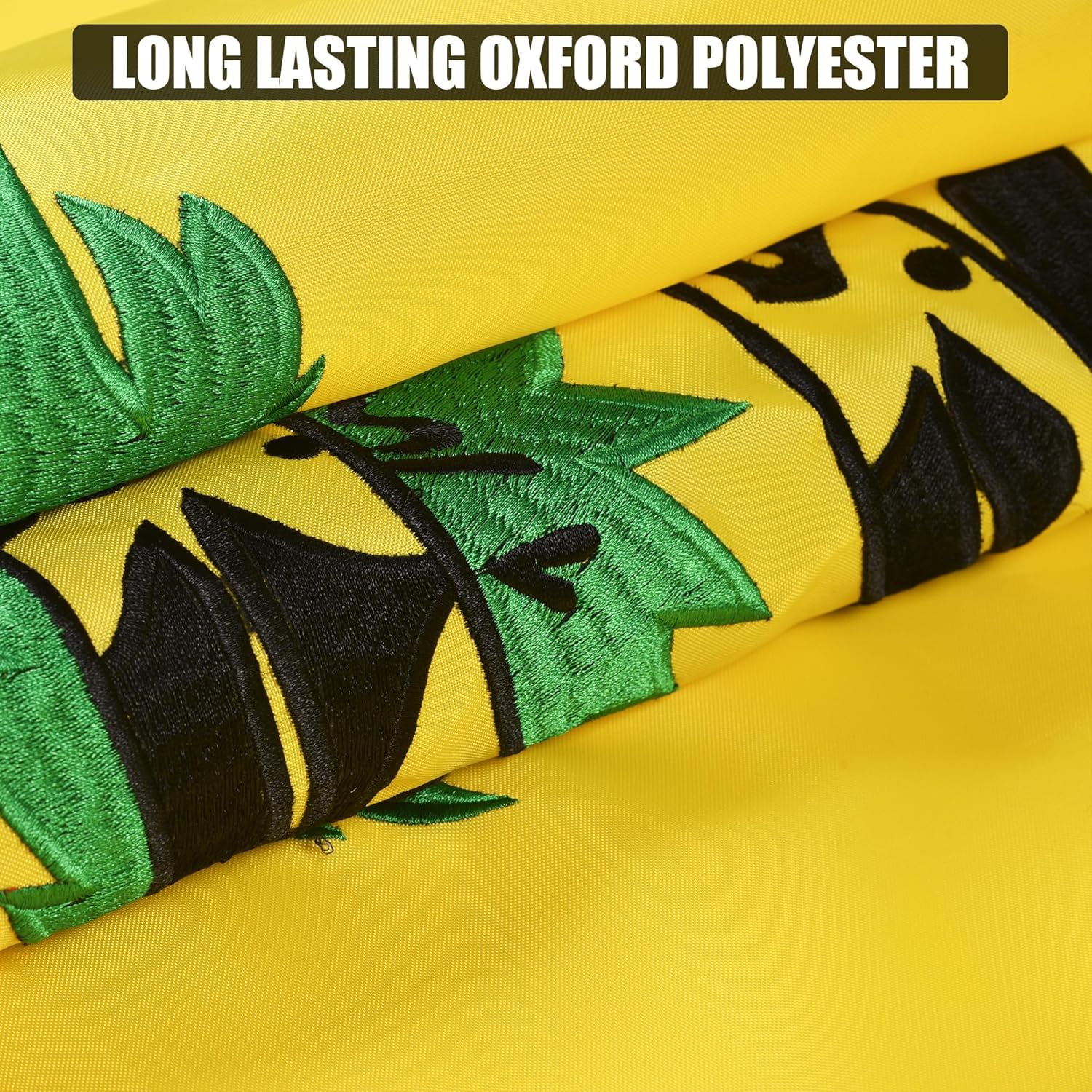 Gadsden Flag 6x10 Outdoor - Embroidered 210D Oxford Polyester Don’t Tread On Me Flag, Vivid Snake, Heavy Duty for Patio Yard Lawn Garage Wall Decor
