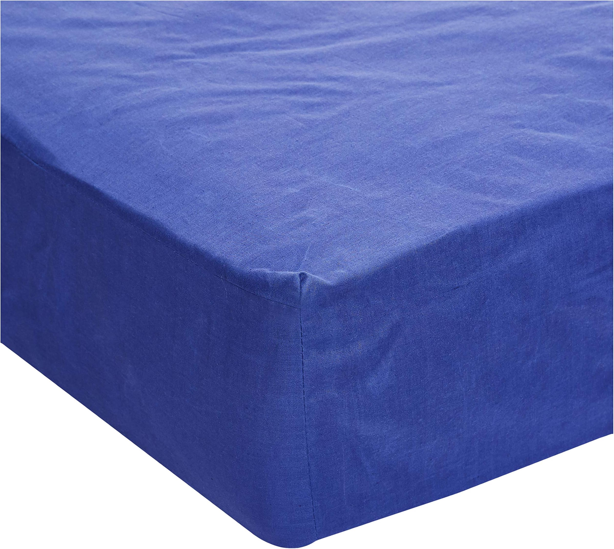 IBed homeFitted Sheet 3Pcs Set - Cotton 144 Thread Count, King Size, Royal Blue