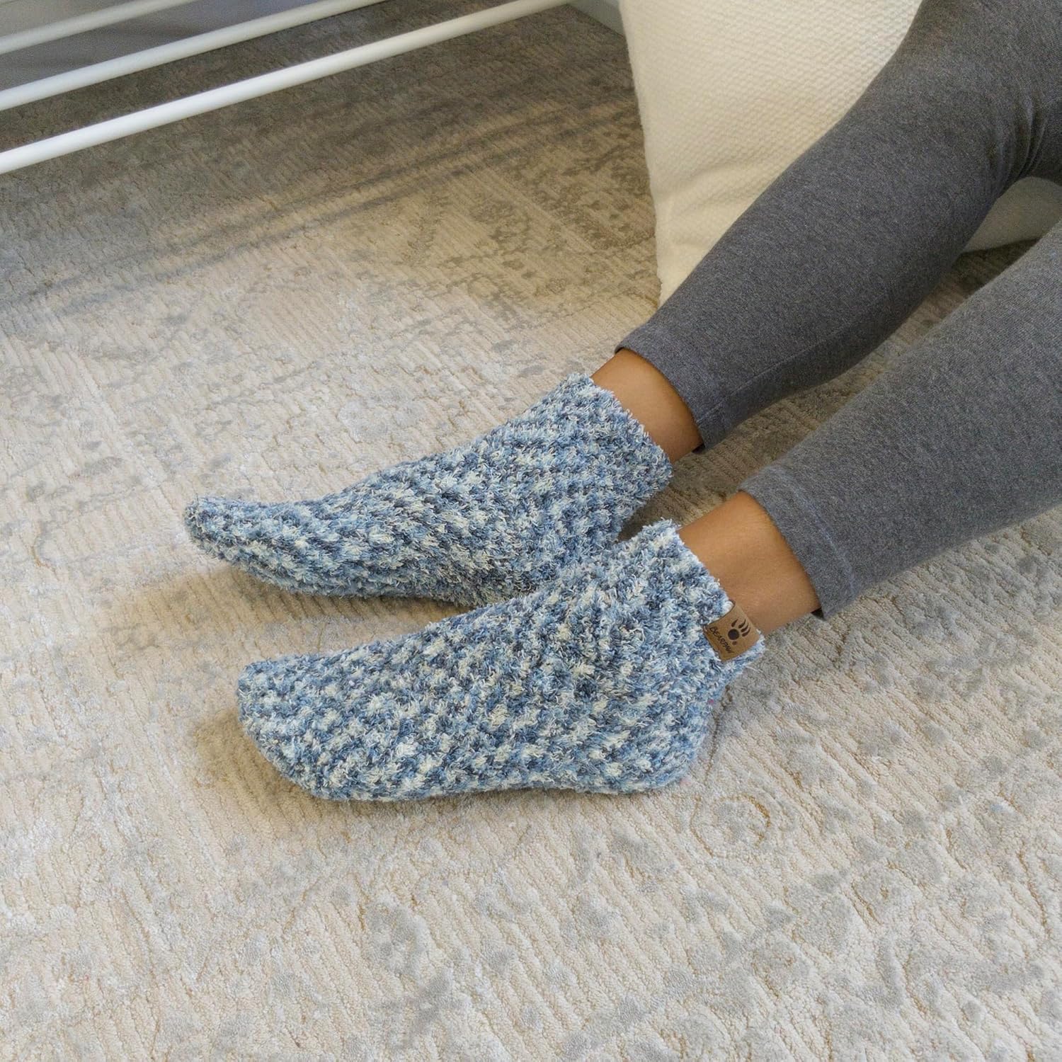 BEARPAW Ladies 6 Pair Pack Cozy Super Soft Warm Lounge Socks Multi Color Patterned Ankle and Low Cut Packs - Image 3