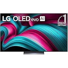 LG 77-Inch Class OLED evo AI 4K C5 Series Smart TV w/Dolby Atmos, Dolby Vision, HDR10, AI Super Upscaling 4K, Filmmaker Mode, Wow Orchestra, Alexa Built-in OLED77C5PUA, 2025
