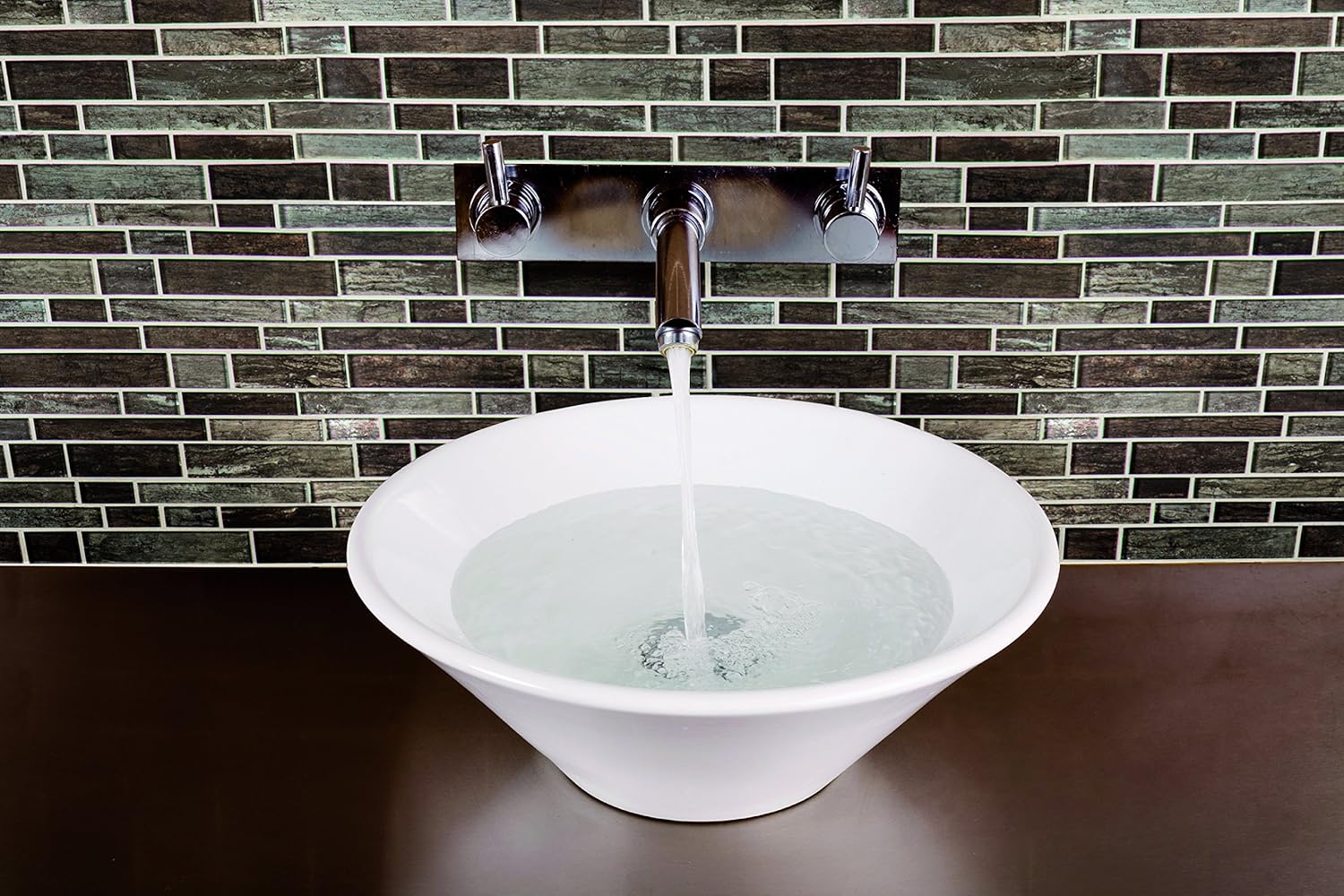 MSI Carribean Reef Glass Tile for Kitchen Backsplash, Wall Tile for Bathroom, Accent Wall Tile, and Shower Wall Tile 11.81 in. x 11.81