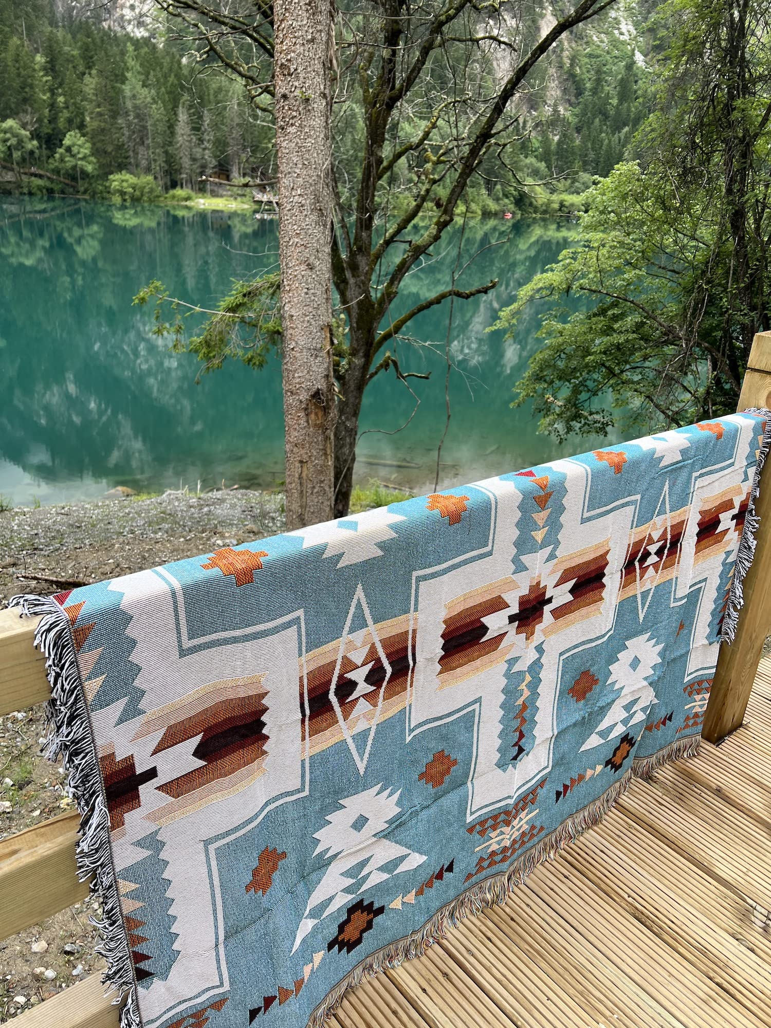 Amazon.co.jp: アウトドア キャンプ ネイティブ柄 オルテガ柄