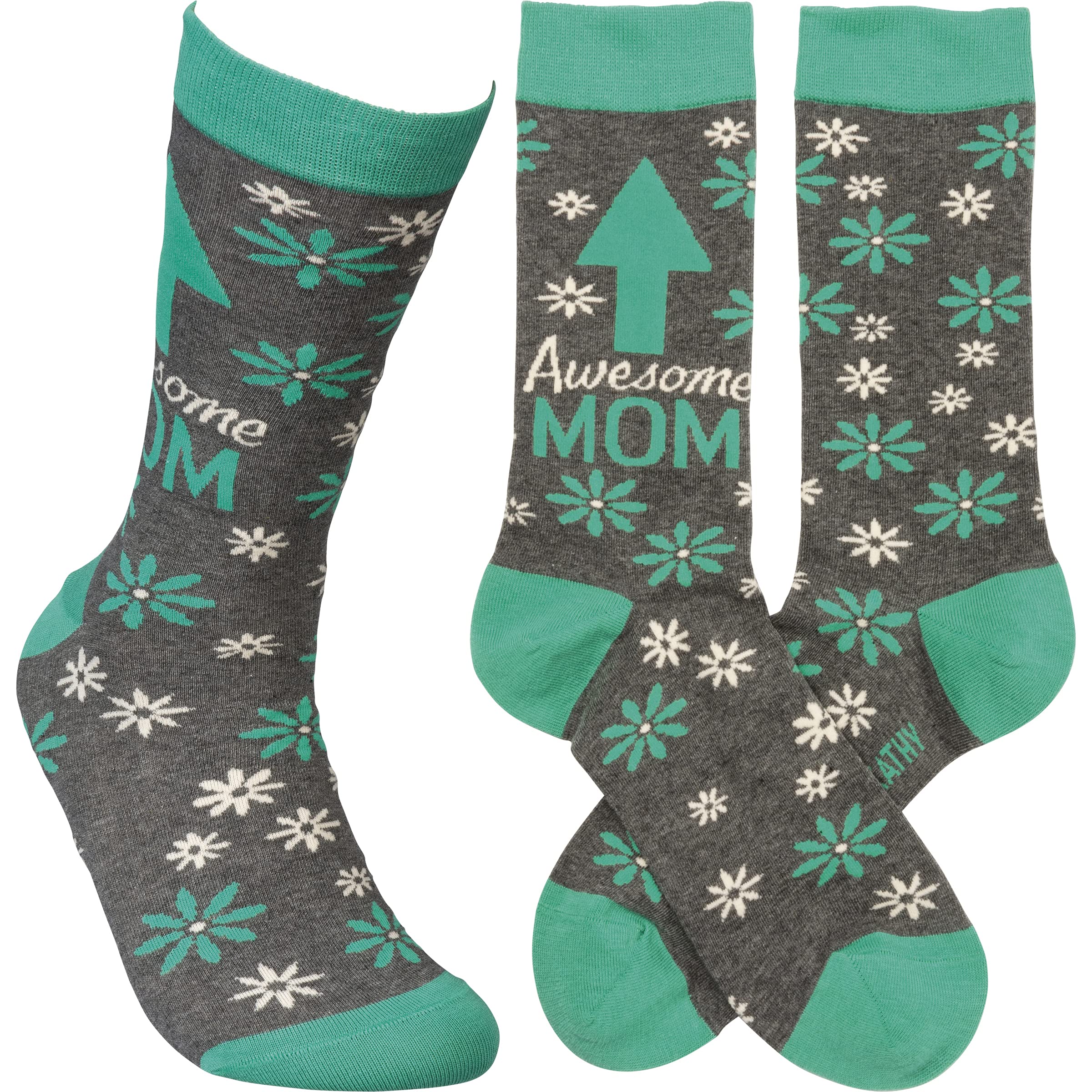 Chaussettes Awesome Mom en coton doux pour maman - 5