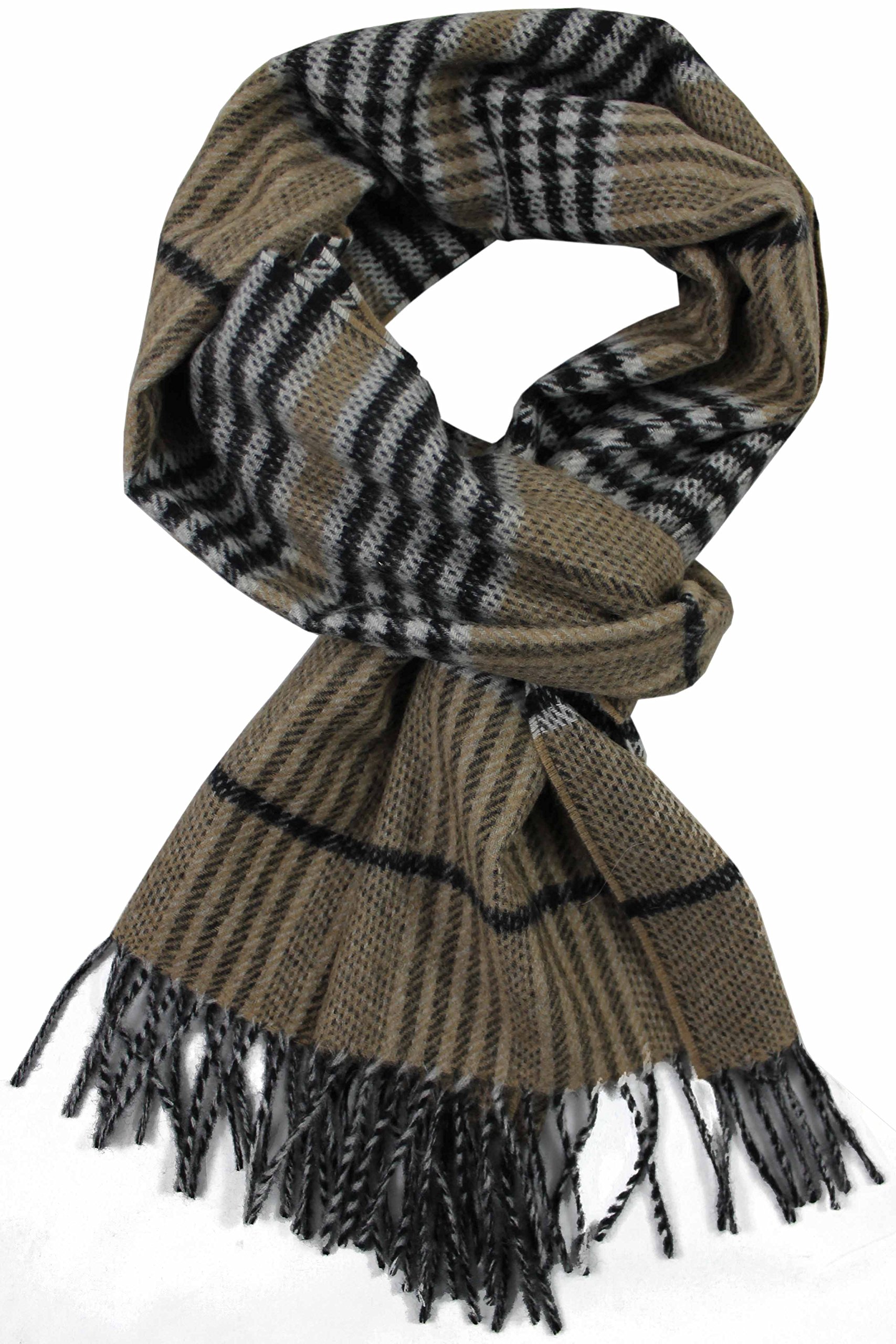 Foulard tissé cachemire doux contre le froid et les irritations du cou - 4