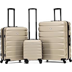 Set 3 Valigie Rigide ABS PROVITERA - Leggere, Con Ruote 360&deg; E Serratura A Codice