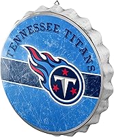 Vista 15 de NFL Team Logo Distressed Metal Hanging Wall Bottle Cap Sign