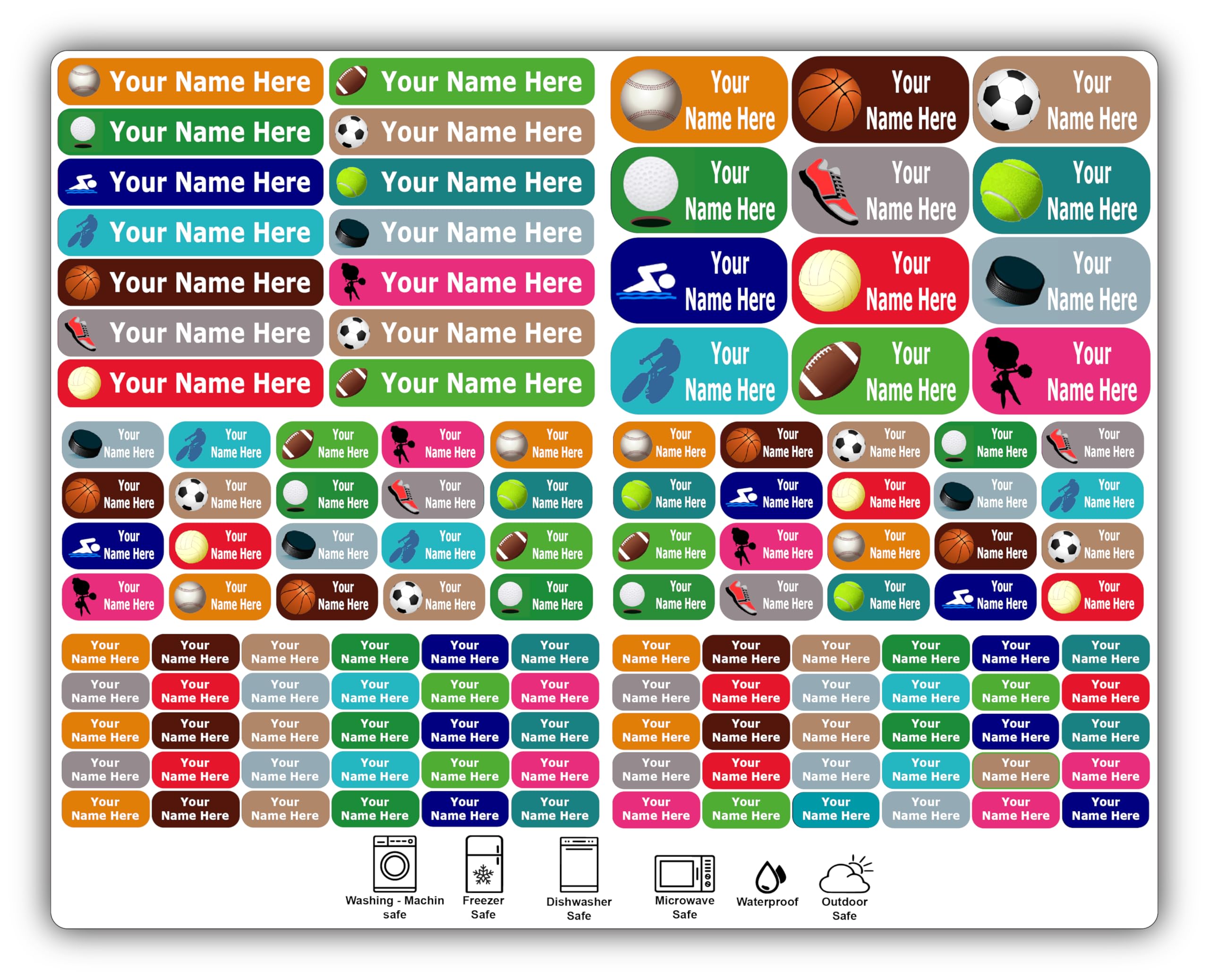 Acorn Printing Sport Labels