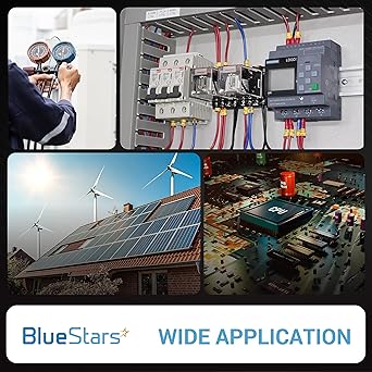 BlueStars SSR-25AA Solid State Relay AC 80250V Input, AC 24380V Output, 25A Single Phase Semi-Conductor Module