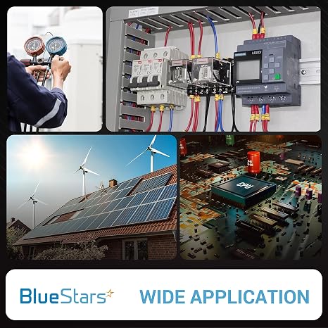 BlueStars SSR-25AA Solid State Relay AC 80250V Input, AC 24380V Output, 25A Single Phase Semi-Conductor Module