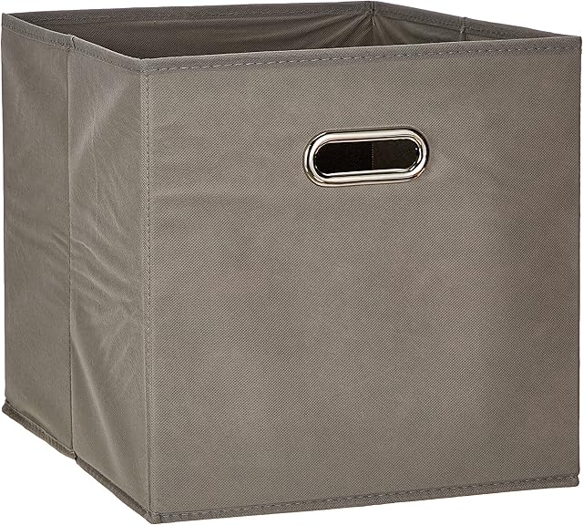 Zeller 32 x 32 x 32 cm Storage Box, Grey/Fleece