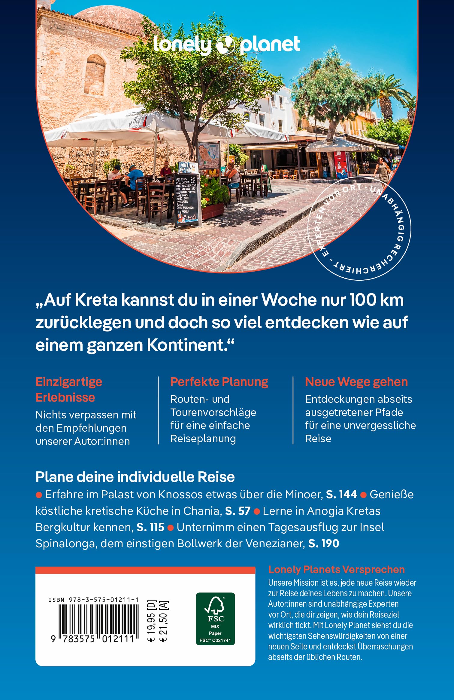 LONELY PLANET Reiseführer Kreta: Eigene Wege gehen und Einzigartiges erleben.