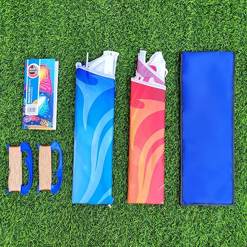 Miniatura 4 de Mint's Colorful Life Cometa de pez diablo para niños y adultos, fácil de volar, cometa Delta de una línea grande, mango de cometa incluido