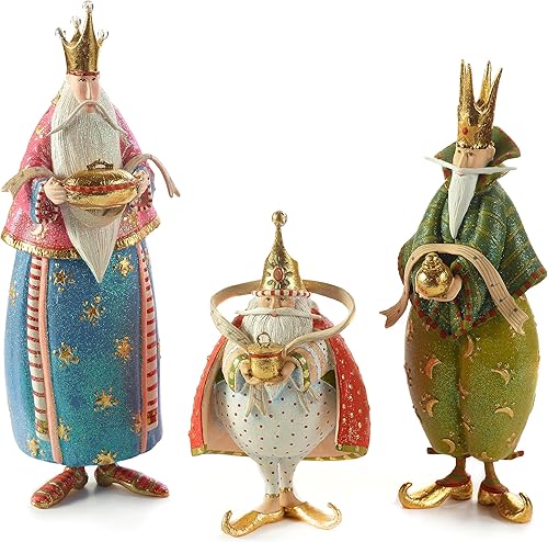 Vista 64 de MACKENZIE-CHILDS Patience Brewster - Figura de Belén de Navidad, decoración del hogar, Frank the Camel