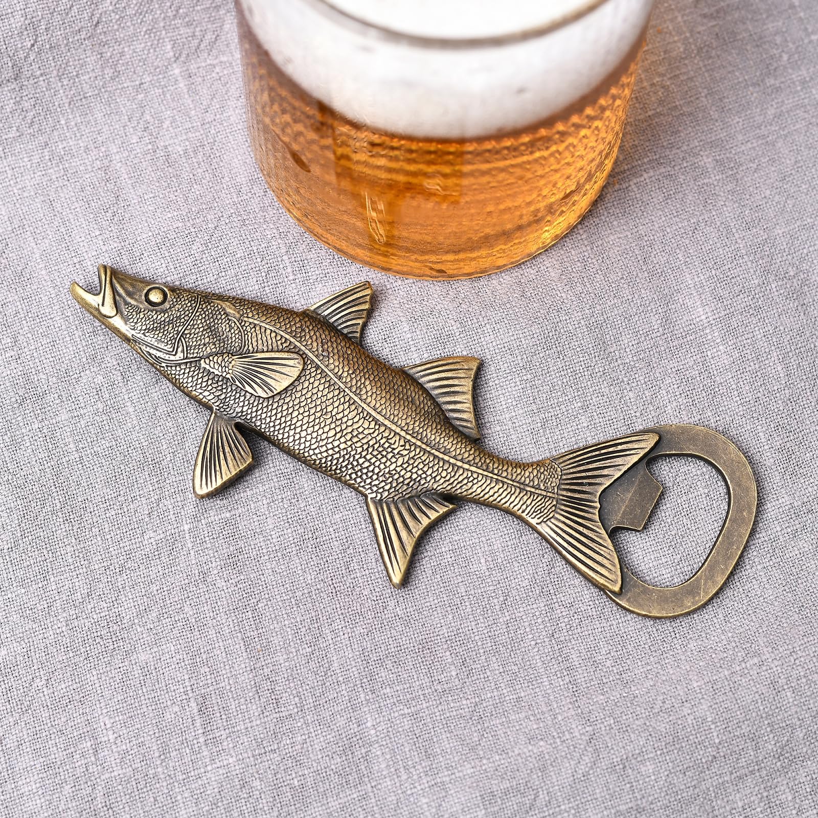Amazon | LSJ ORIGINAL ビール栓抜き 魚 クールボトルオープナー バー