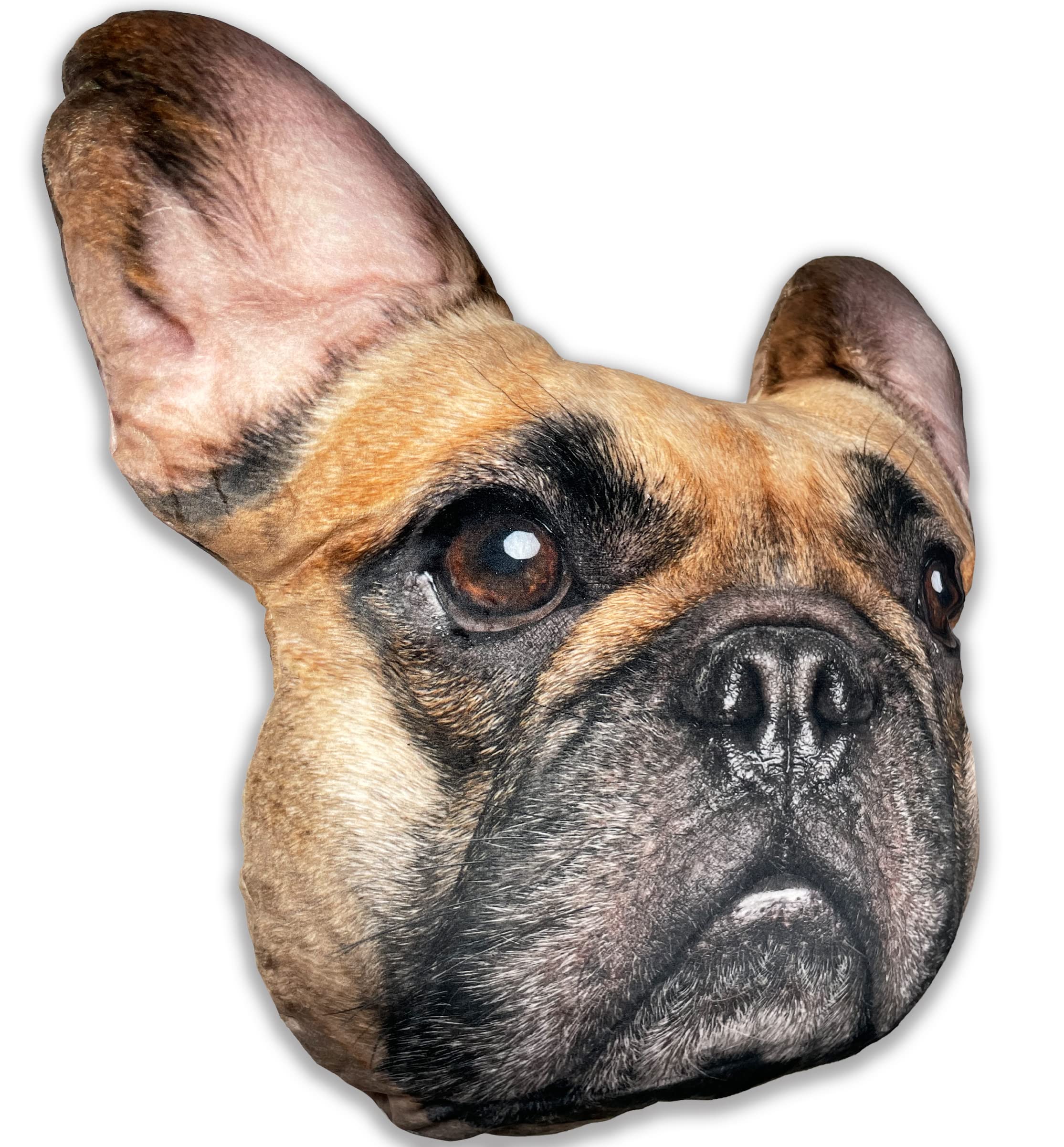 Cuscino peluche 3D Splat Planet Bulldog francese, peluche gigante realistico per bambini, cuscino da pavimento decorativo unico, cuscino per sedia da camera da letto a tema animale
