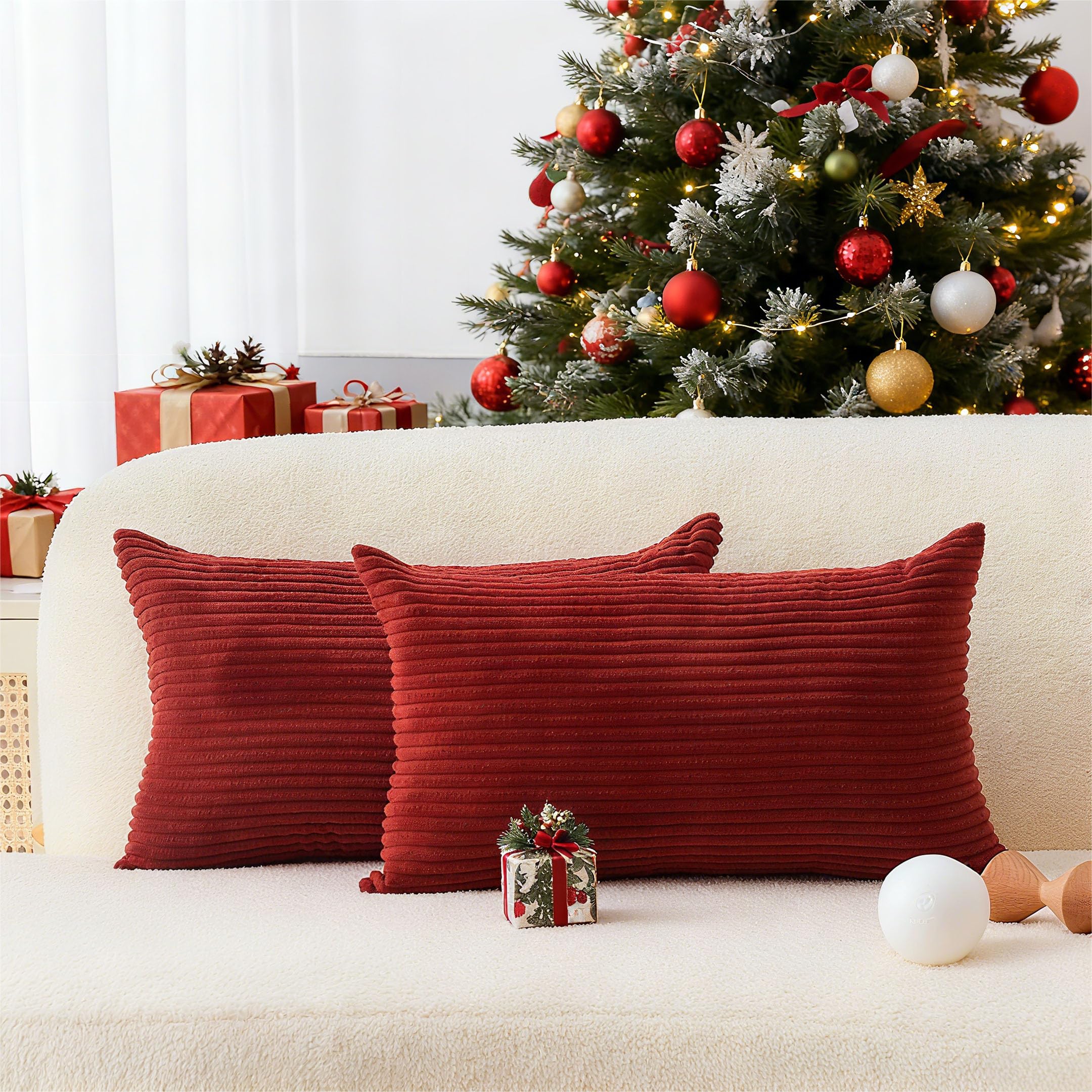 枕 Cushion Cover red line Amazon.com: SSOIU Red Stripe Cotton Linen Outdoor Pillow Cases