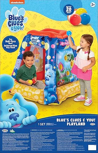 Miniatura 4 de Blues Clues You! Ball Pit - 20 pelotas – Casa de juegos inflable para niños y niñas [pelotas incluidas]