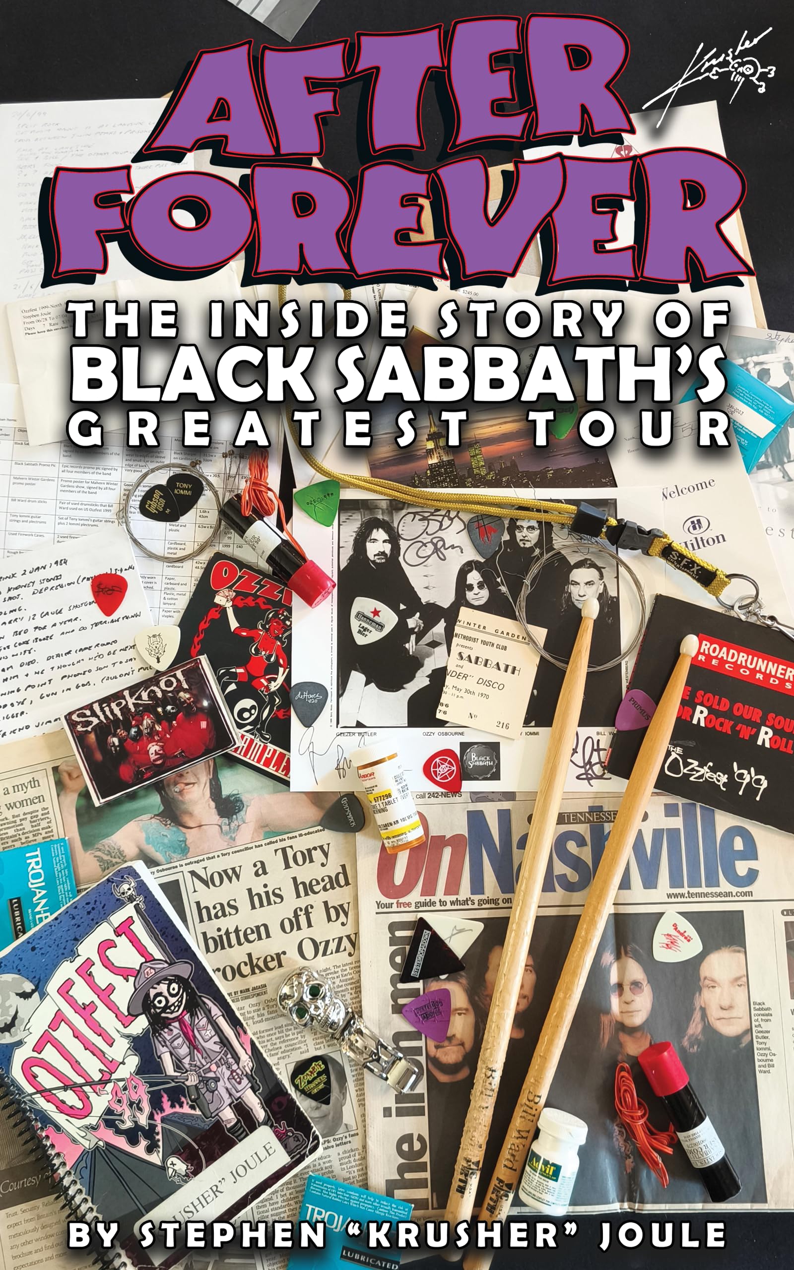 Black Sabbath's Greatest Tour After Forever livre luxe anglophone