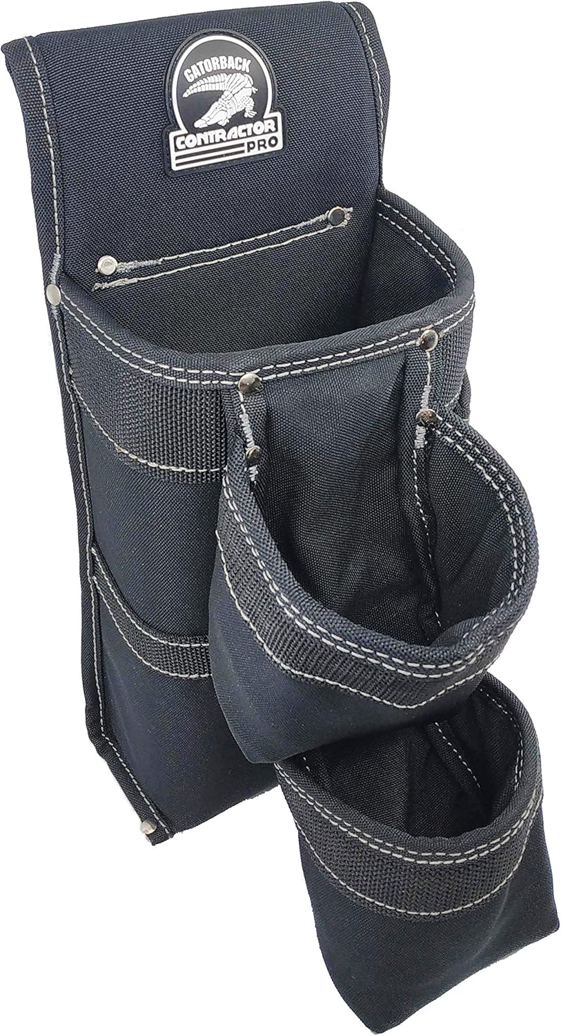 Gatorback B302 Foundation Tie Pouch. ExtraDeep Pocketed Tool Pouch for Foundation