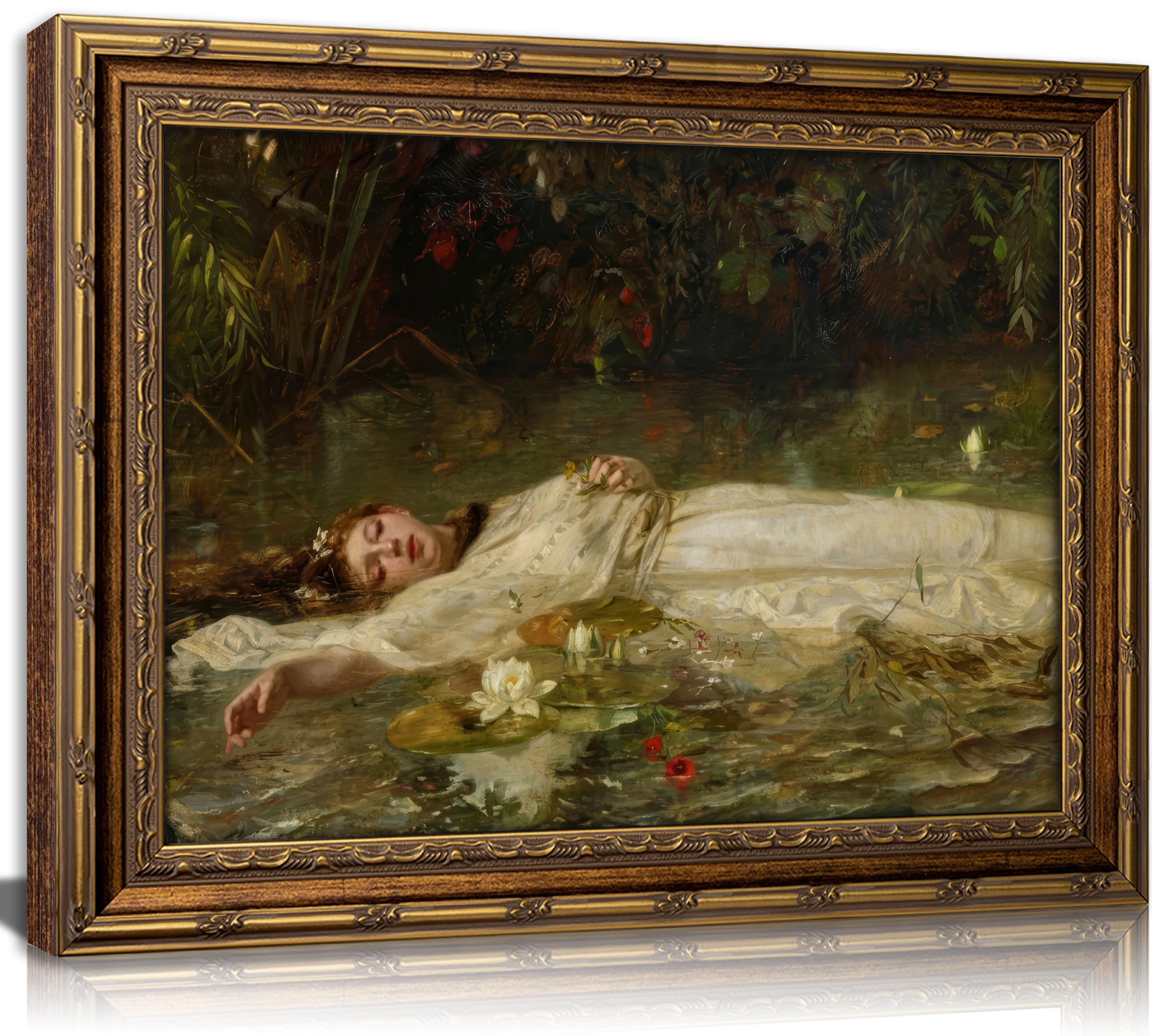 Photo 1 of Peshrsiu Ophelia Framed Canvas Wall Art