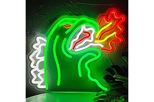 Godzilla King of The Monster Neon Light Sign for Decoration Fire-breathing Monster Neon Gifts