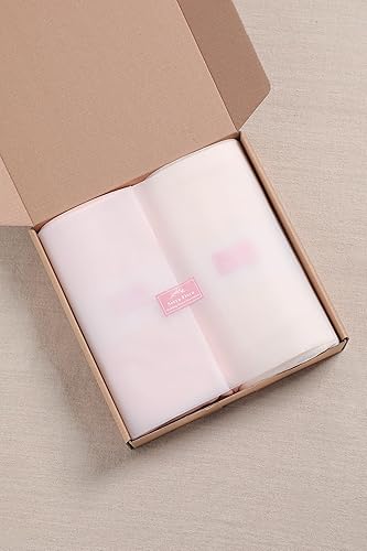 Miniatura 5 de Serra Flora 1 panel de cortina de gasa transparente de 29 x 20 pies para boda, ceremonia, fiesta, recepción, decoración de techo