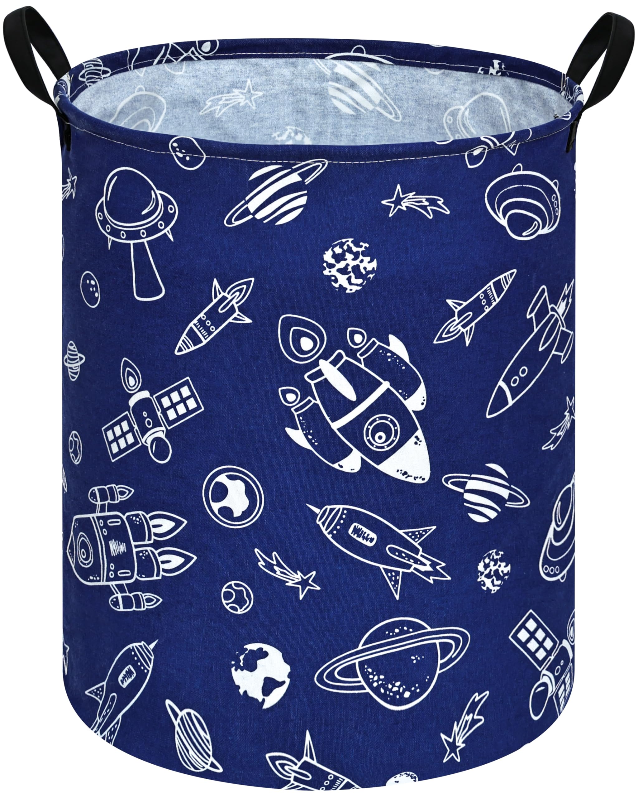 Round Laundry Hamper Storage Basket Laundry Organizer Hamper Storage Bins Clothes Box Nursery Hamper Gift Basket with Handles